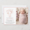 Search for girl christening invitations Dusty rose