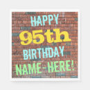 Search for 95th birthday napkins 95 years old