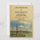 Search for san francisco wedding invitations Golden gate bridge