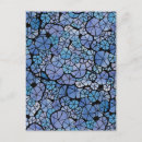 Search for flower bloom postcards Blue