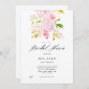 Recherche de watercolor floral bridal shower invitations Été