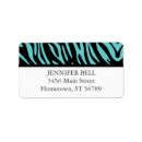 Search for tiffany return address labels Teal