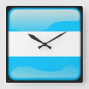 Search for argentina flag clocks South america