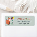Search for baby animals return address labels Flowers