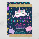Search for unicorn sleepover invitations Slumber party