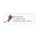 Recherche de hockey sticks return address labels Joueur de hockey