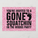 Search for bigfoot party invitations Monster