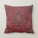 Recherche de tapis rouge coussins Vintage