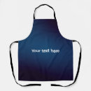 Search for modern geometric aprons Navy blue