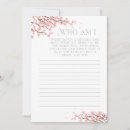 Search for guessing cards Bridal shower