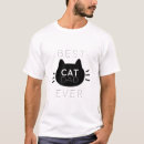 Search for best cat dad ever tshirts Black