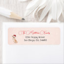 Search for chihuahua dog return address labels Red