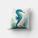 Search for seahorse pillows Colorful