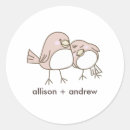 Search for lovebird wedding stickers Couple