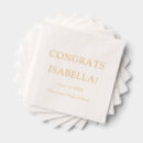Recherche de graduation party napkins Pour elle