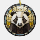 Search for badger ornaments Wildlife