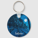 Search for blue trees round keychains Forest