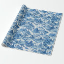 Recherche de porcelaine papier cadeau Bleu