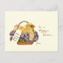 Search for vintage easter chicks postcards Basket