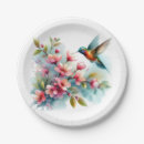 Search for hummingbird paper plates Colourful