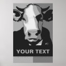 Search for black and white cow posters Humour