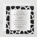 Recherche de peau de zèbre invitations Noir