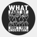 Search for deaf awareness stickers Language