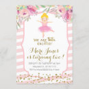 Recherche de tutu invitations Rose