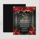 Search for rose gold 70th birthday invitations Stylish