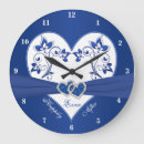 Search for blue kitchen clocks Heart