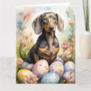 Search for dachshund easter cards Animal