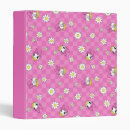 Search for pink binders Floral pattern