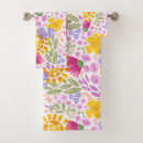 Search for floral bath towels Pink flowers