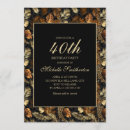 Search for formal 40th birthday invitations Chic