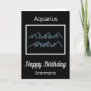 Search for aquarius birthday cards Astrological