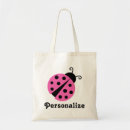 Search for lady bug tote bags Girly