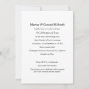 Recherche de vow renewal invitations Noir et blanc