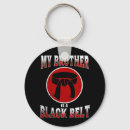 Search for martial arts master keychains Black belt