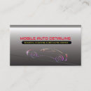 Search for mobile auto detailing business cards Service