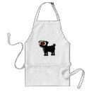 Search for cute pug aprons Black