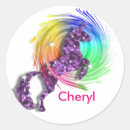 Recherche de licorne bleue autocollants Toute personne