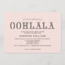 Search for ooh la la invitations Pink