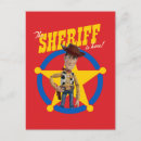 Recherche de sheriff cartes postales Disney