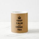 Search for keep calm and drink tea mugs Funny