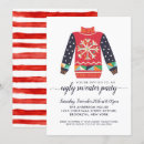 Search for snowflake pattern invitations Red