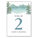 Recherche de mountain mariage table cartes À feuillage persistant