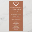 Search for heart wedding programs Minimalist