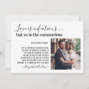 Search for postponed wedding announcement cards Rescheduled