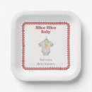 Search for pizza slice plates Pizza baby shower