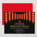 Search for red chinese lanterns invitations Double happiness